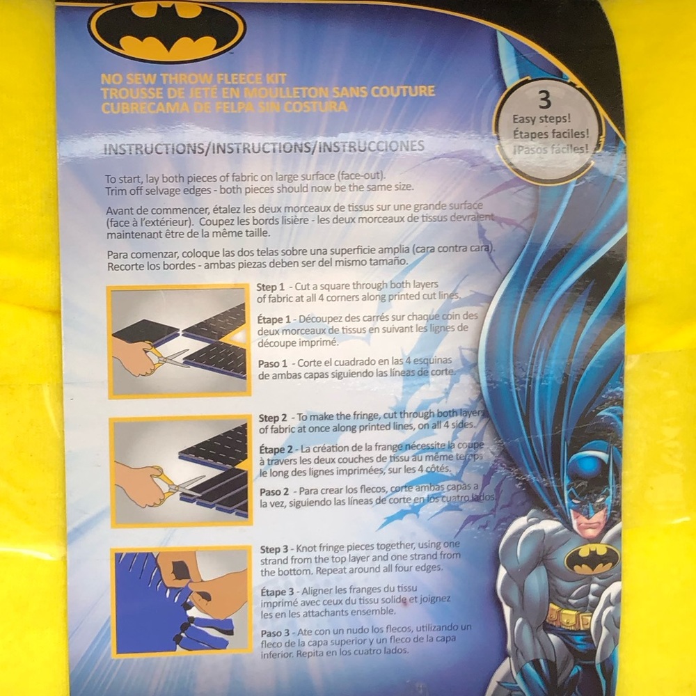 Batman throw blanket - Picture 5 of 5